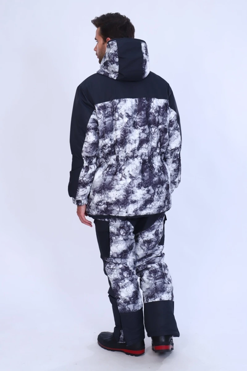 Костюм с комбинезоном Горка Зимний (темно-синий, белый)