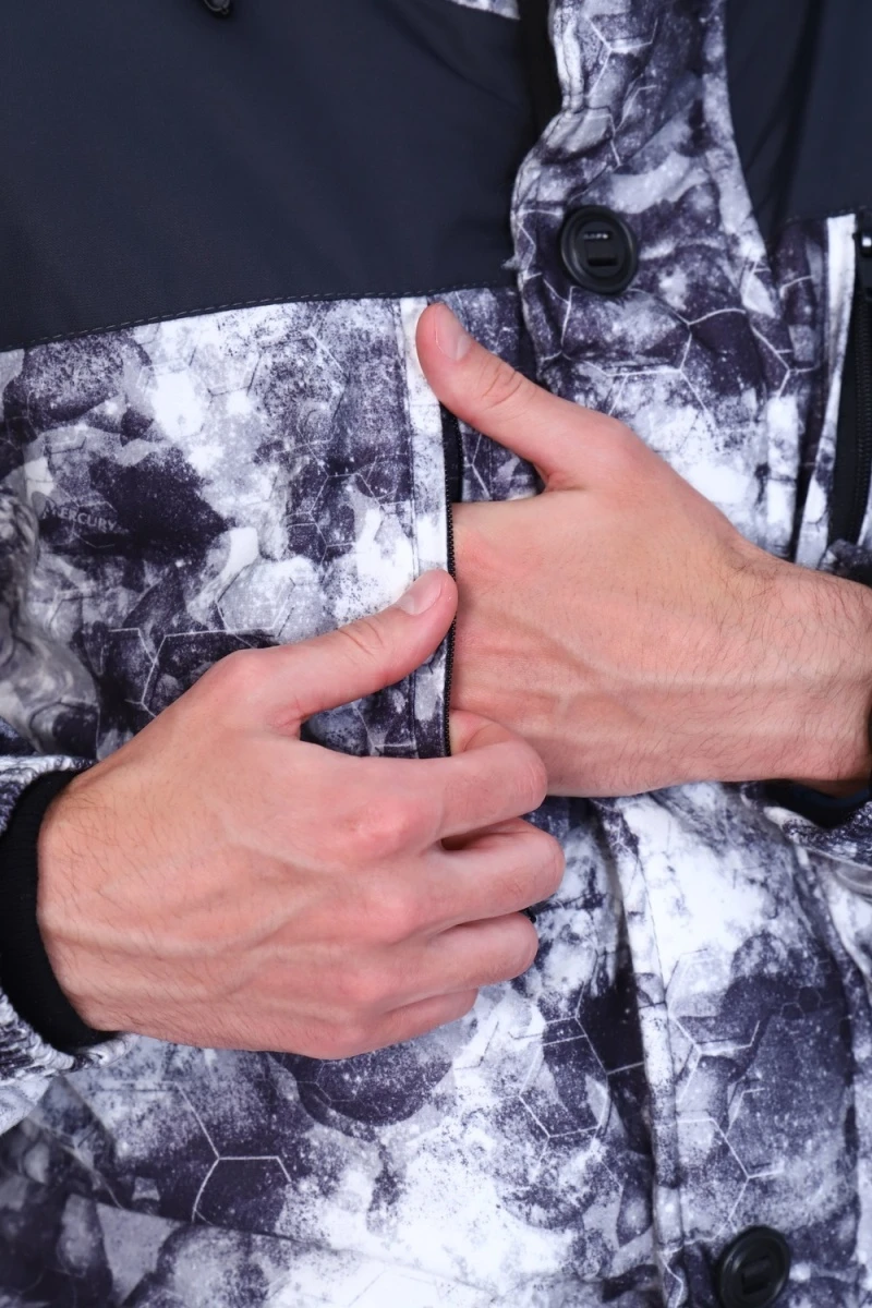 Костюм с комбинезоном Горка Зимний (темно-синий, белый)