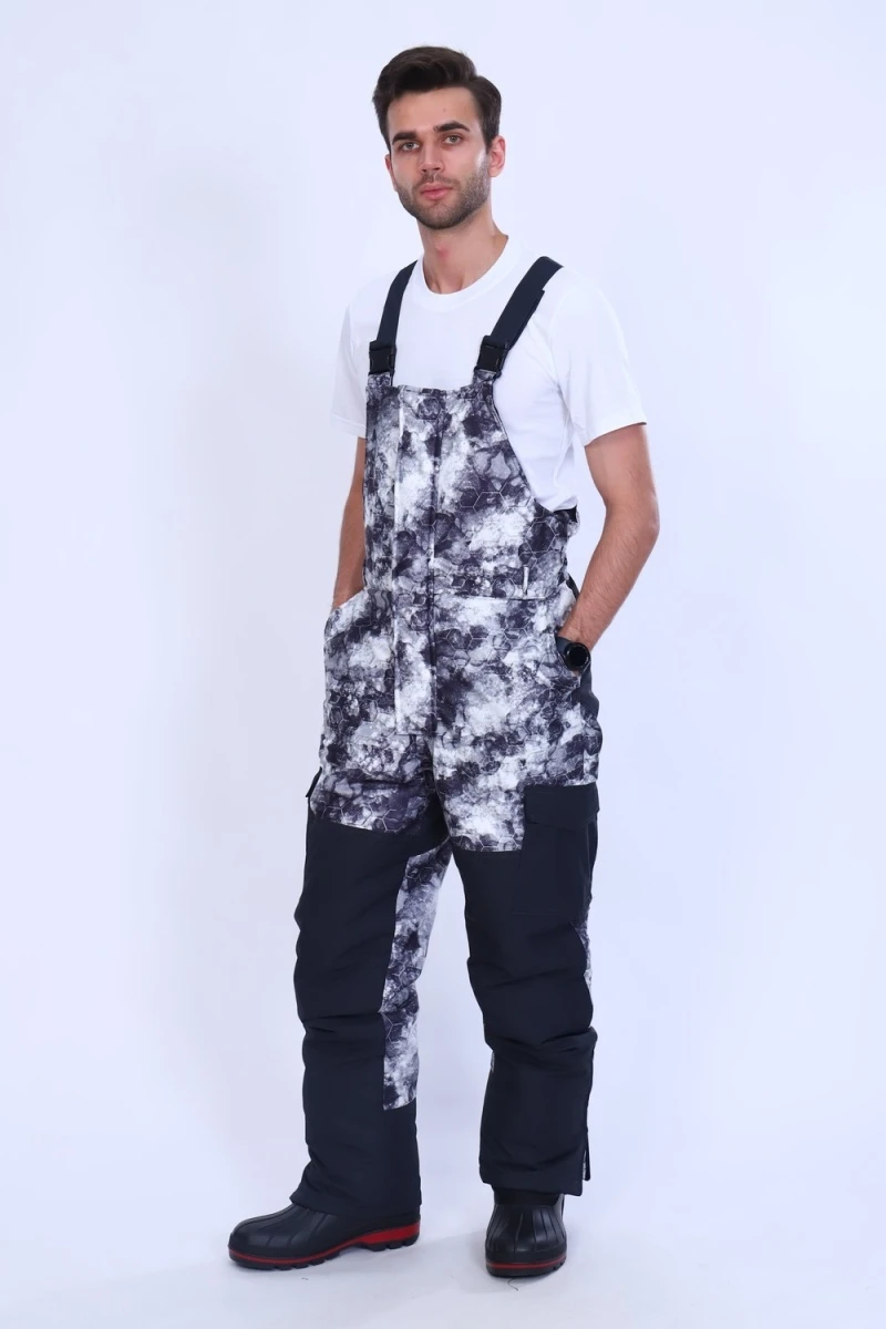 Костюм с комбинезоном Горка Зимний (темно-синий, белый)