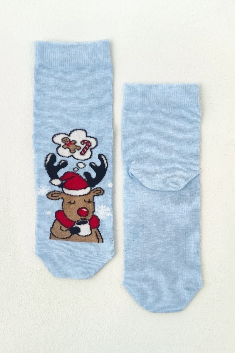 Носки стандарт Мечта (набор 3 пары) (голубой, лиловый, персик)