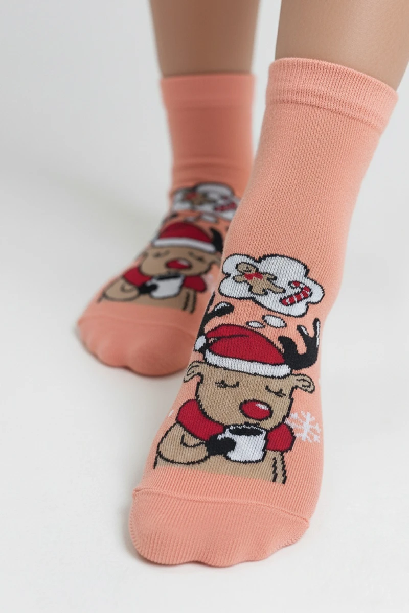 Носки стандарт Мечта (набор 3 пары) (голубой, лиловый, персик)