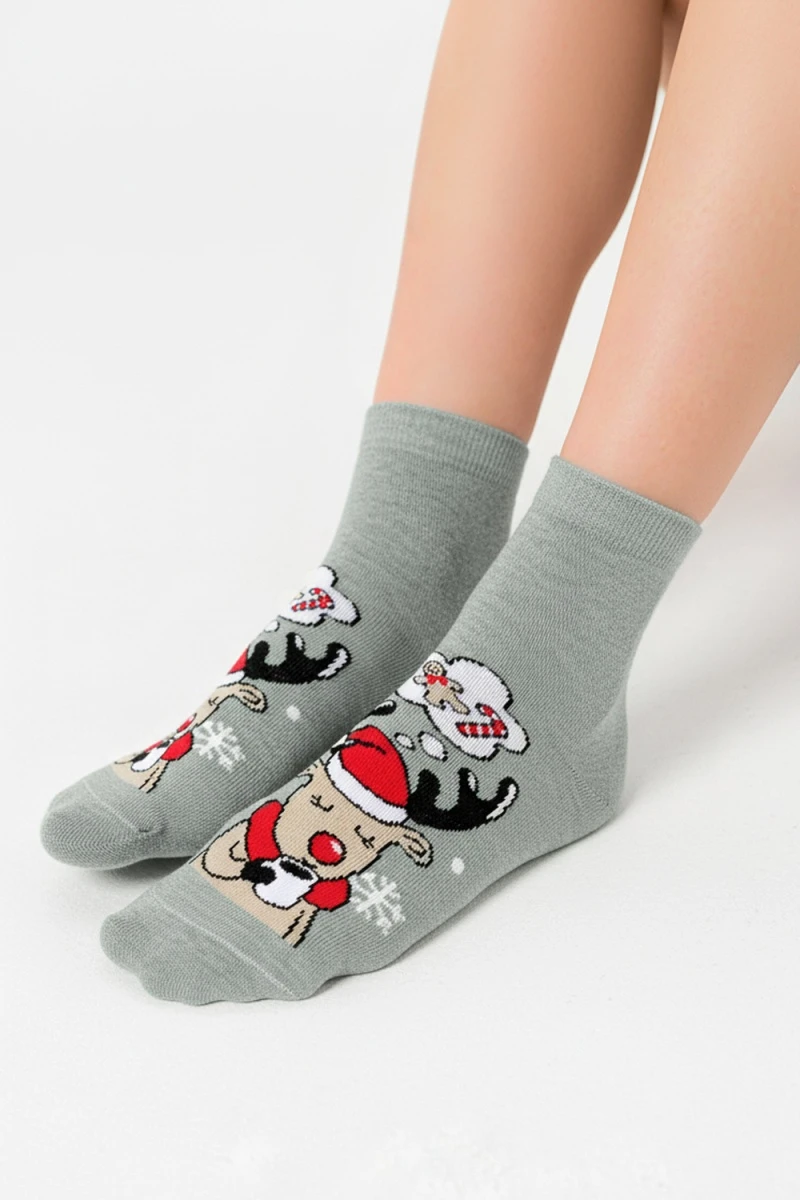 Носки стандарт Мечта (набор 3 пары) (олива, ментол, нефрит)