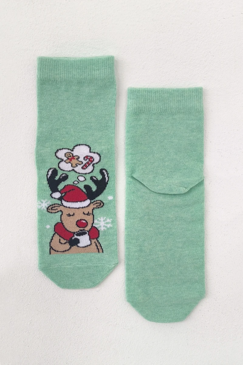 Носки стандарт Мечта (набор 3 пары) (олива, ментол, нефрит)