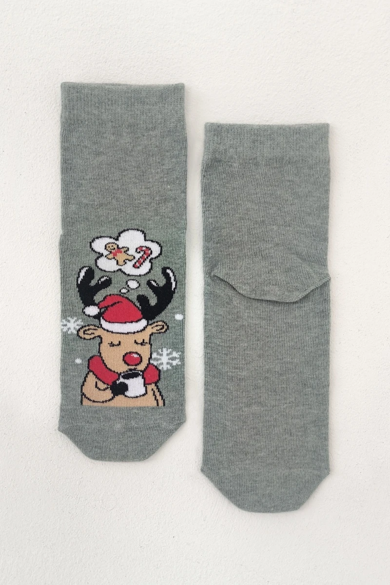 Носки стандарт Мечта (набор 3 пары) (олива, ментол, нефрит)