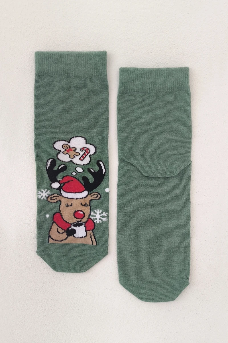 Носки стандарт Мечта (набор 3 пары) (олива, ментол, нефрит)