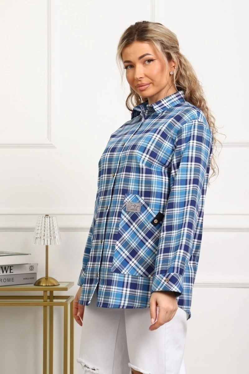 Рубашка 1094 (синий)