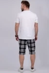 Шорты Прадо (бело-черная клетка)