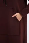 Толстовка-платье 5722 (темно-коричневый)