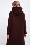 Толстовка-платье 5722 (темно-коричневый)