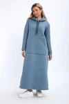 Толстовка-платье 5722 (светло-синий)