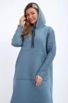 Толстовка-платье 5722 (светло-синий)