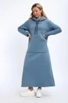 Толстовка-платье 5722 (светло-синий)