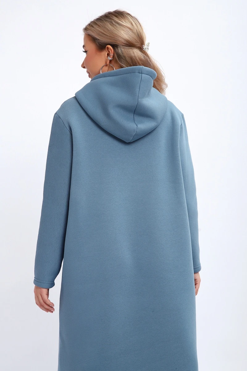 Толстовка-платье 5722 (светло-синий)