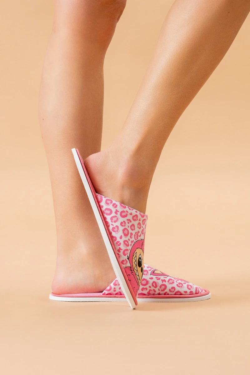 Тапки ДМ(д-пч) (розовый+лабубу)