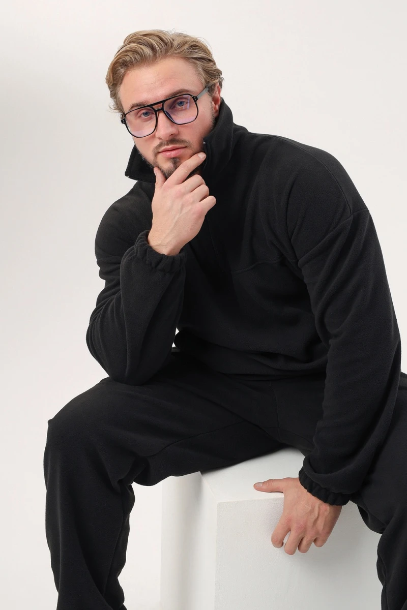 Костюм с брюками Юпитер (черный)