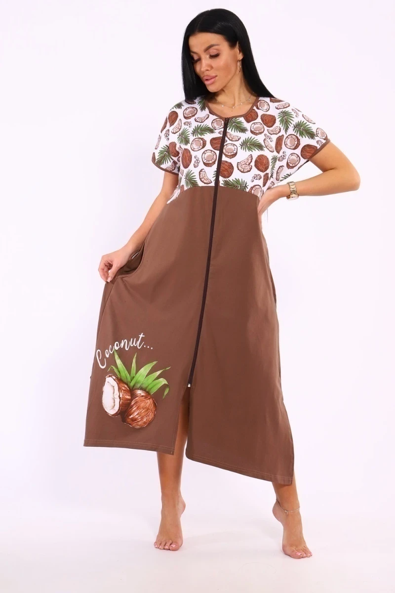 Халат Кокос (коричневый)