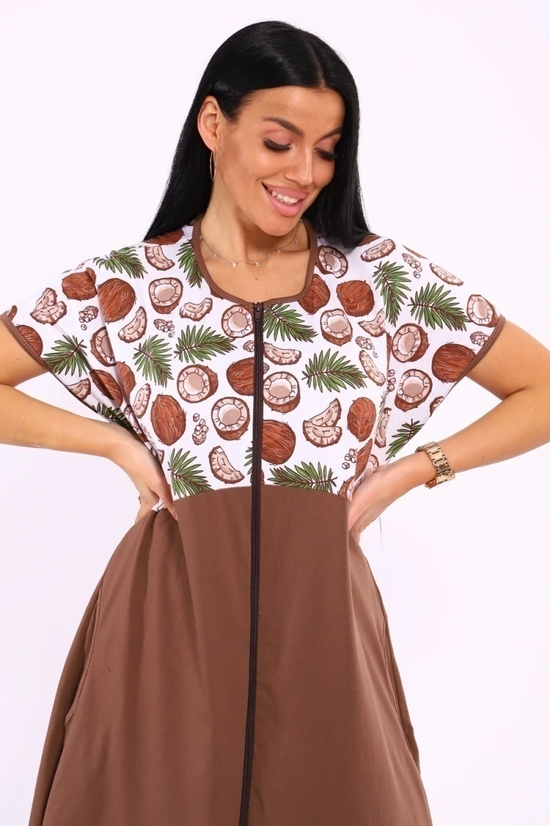 Халат Кокос (коричневый)