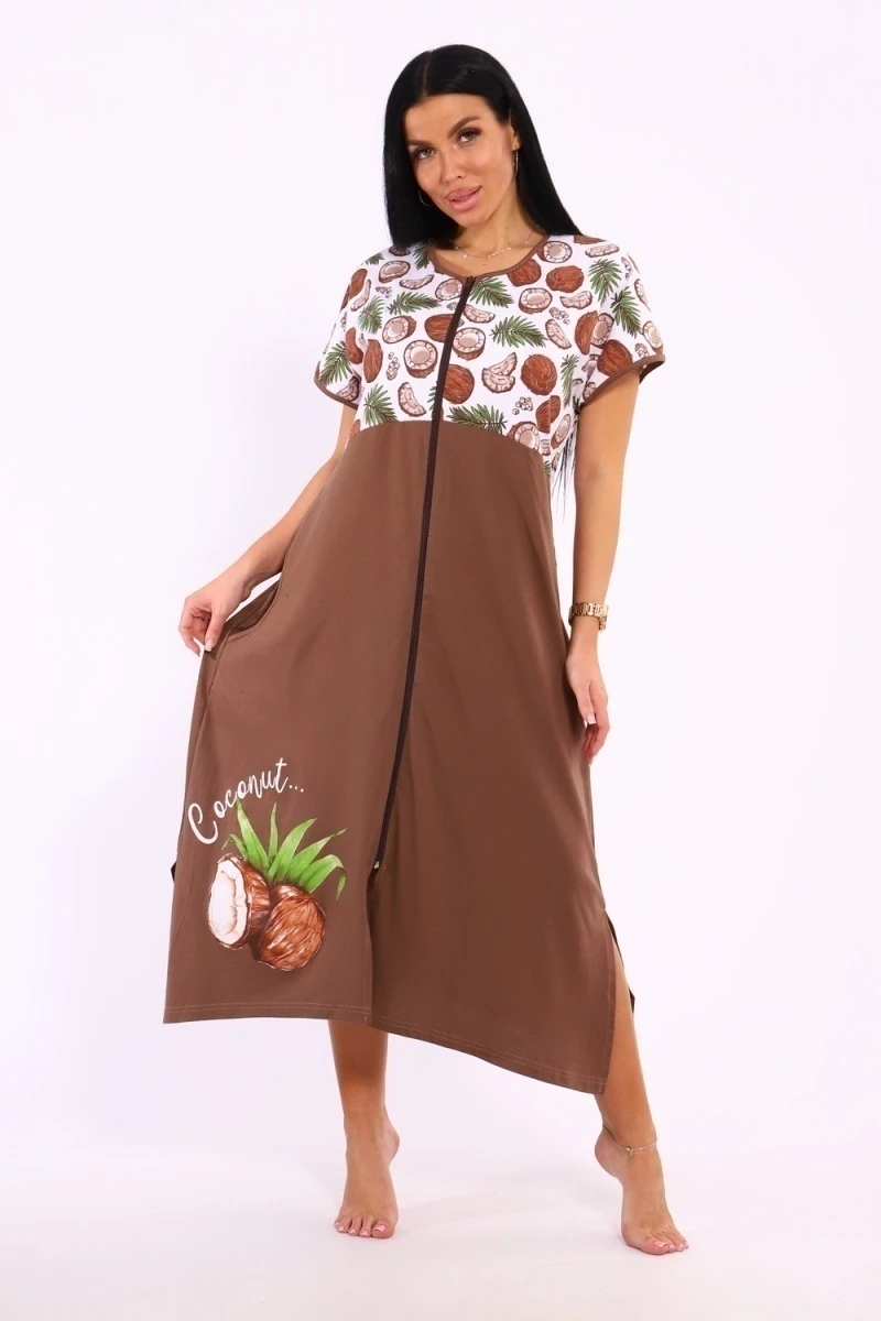 Халат Кокос (коричневый)