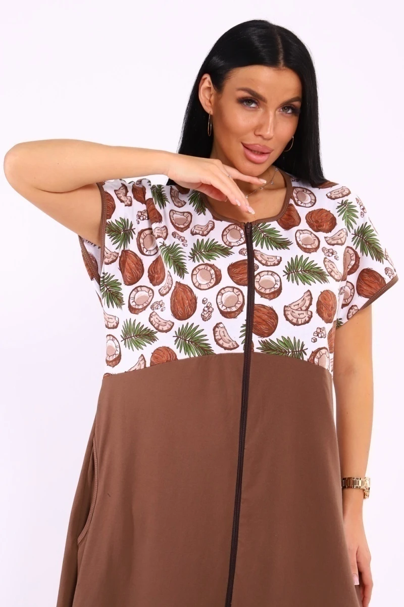 Халат Кокос (коричневый)