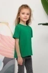 Детская футболка 33521 (темно-зеленый)