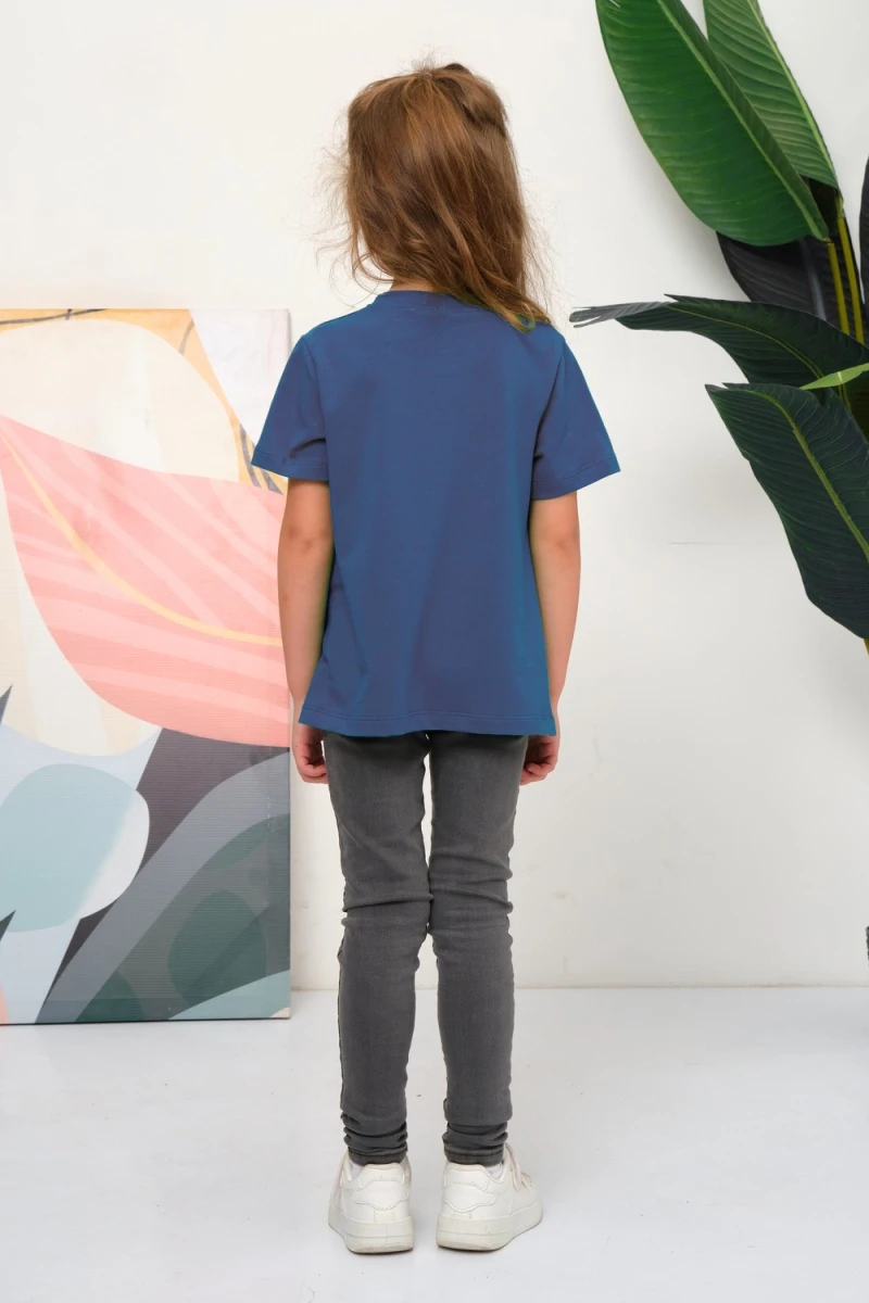 Детская футболка 33521 (индиго)
