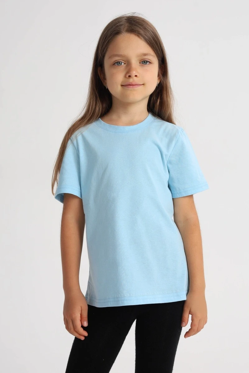 Детская футболка 33521 (светло-голубой)