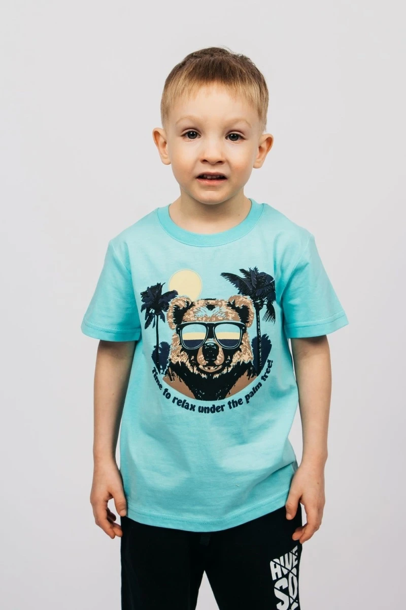 Футболка 52358 (яр.бирюзовый)