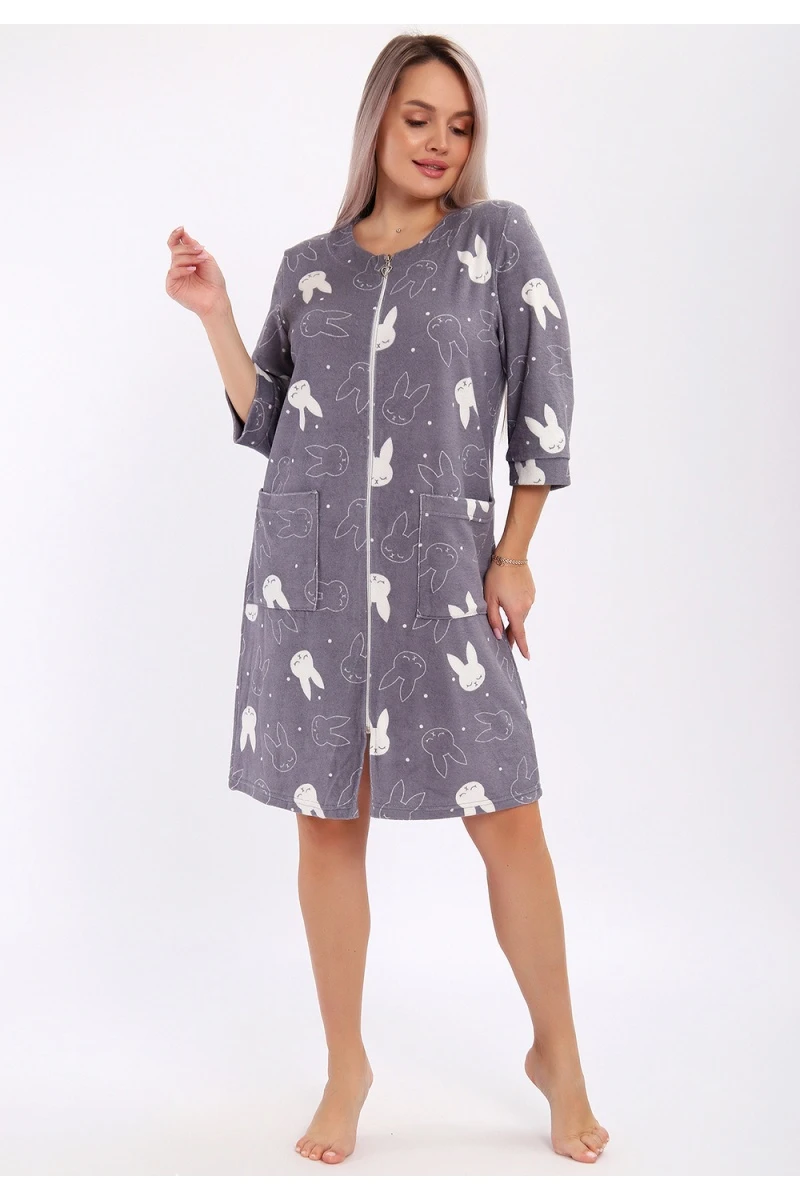 Халат махра 513 (графит)