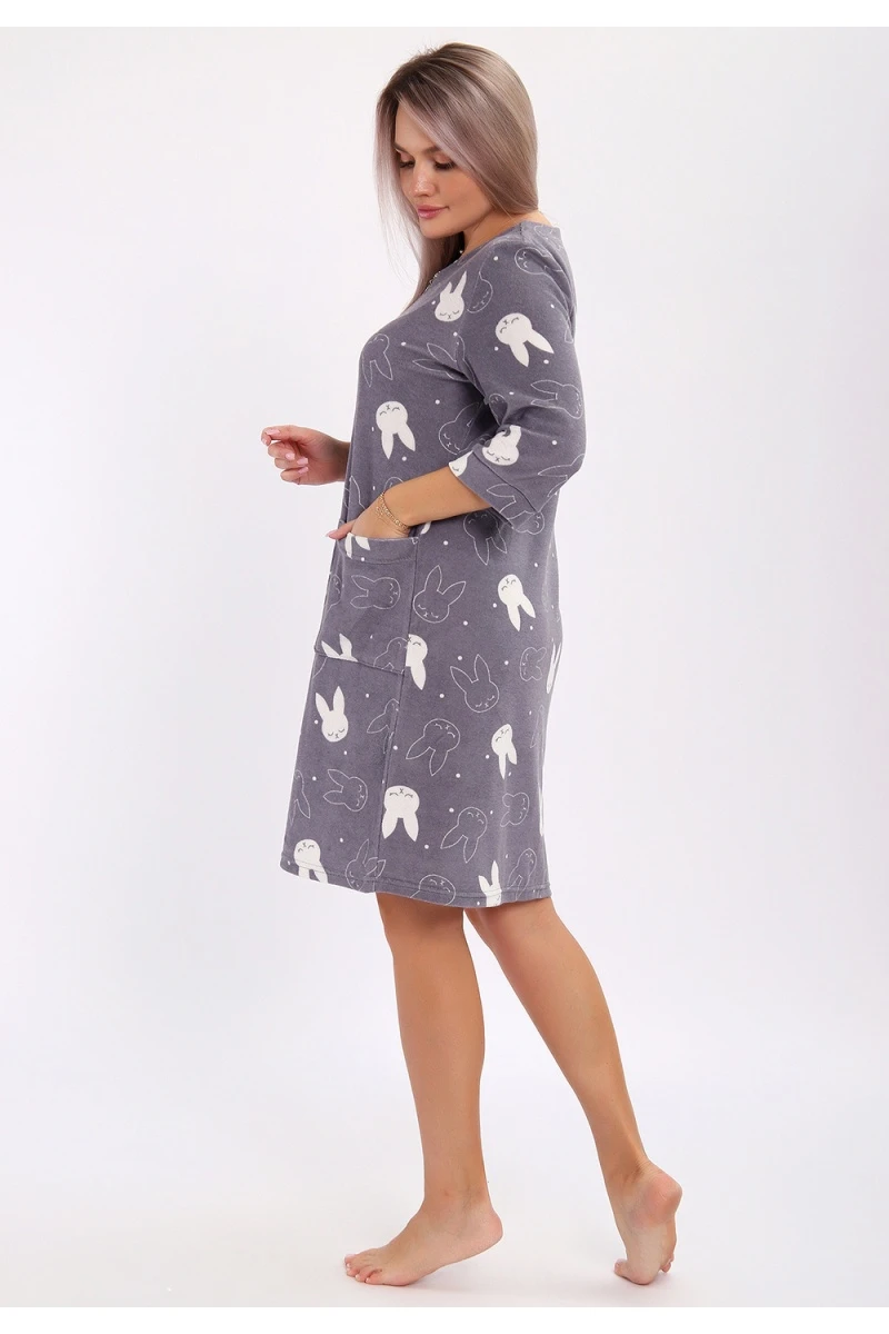 Халат махра 513 (графит)