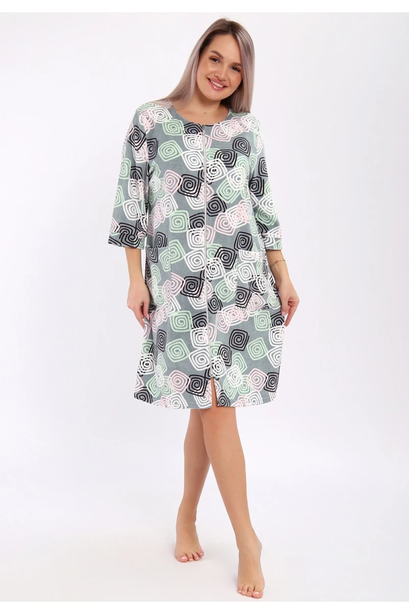 Халат махра 513 (фисташковый)