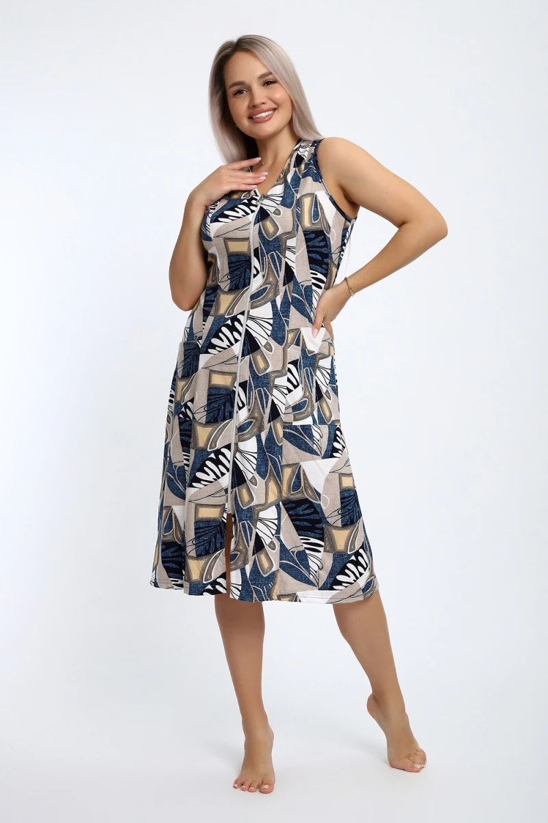 Халат 018 (синий)