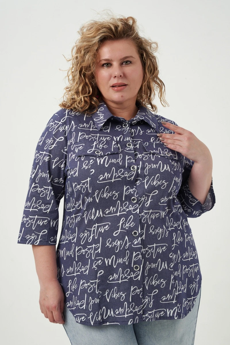 Рубашка 83605 (индиго)