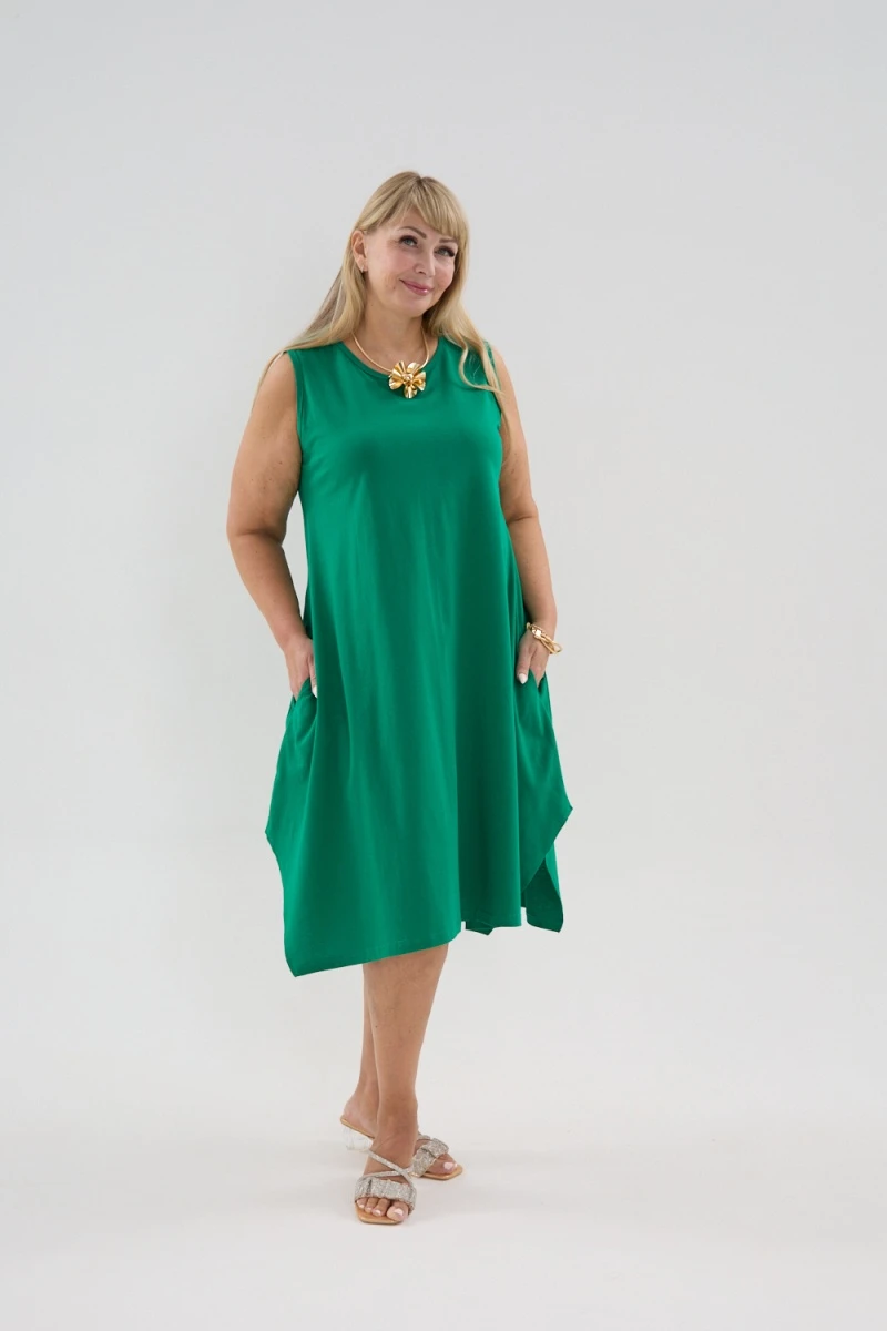 Сарафан С1 (зеленый)