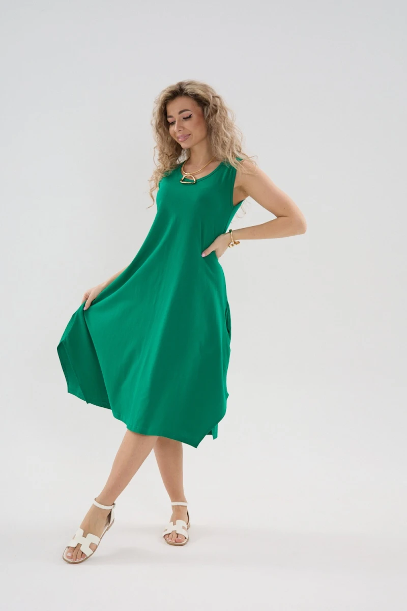 Сарафан С1 (зеленый)