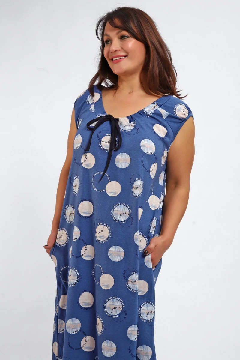 Платье 88129 (индиго)