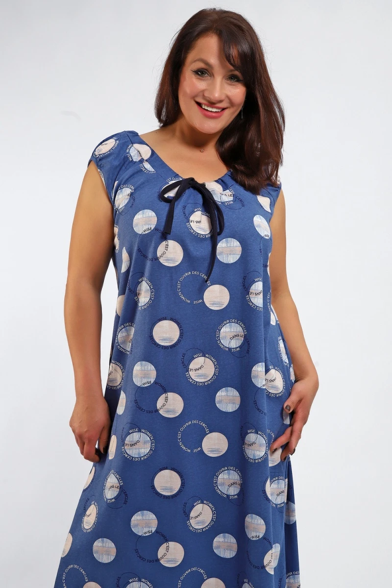 Платье 88129 (индиго)