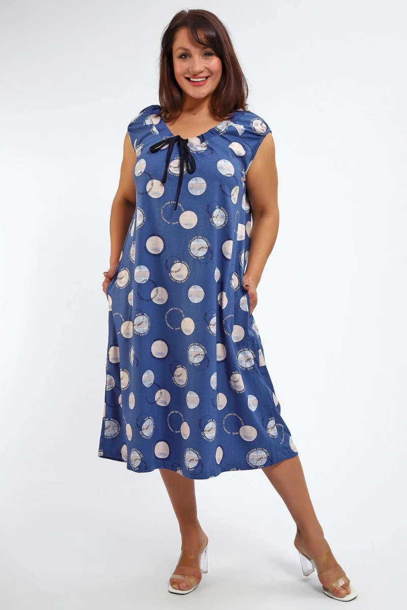 Платье 88129 (индиго)