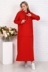 Толстовка-платье 5722 (бордовый)