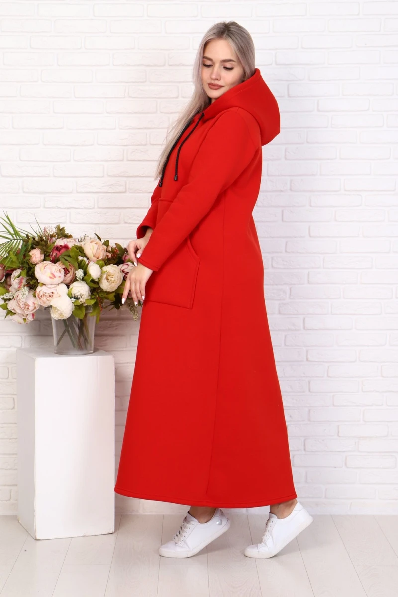 Толстовка-платье 5722 (бордовый)