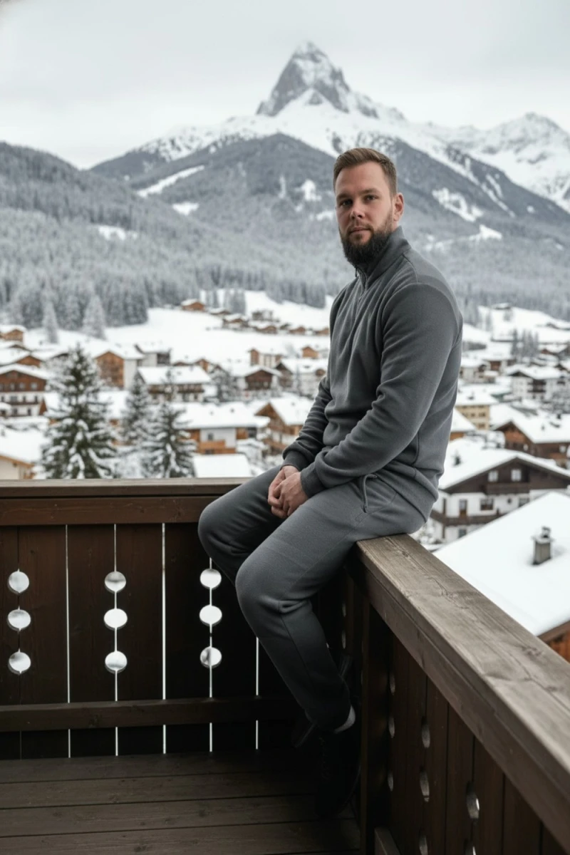 Костюм с брюками 52722 (светло-серый)