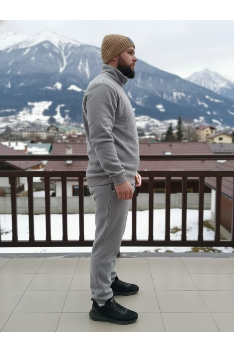 Костюм с брюками 52722 (светло-серый)