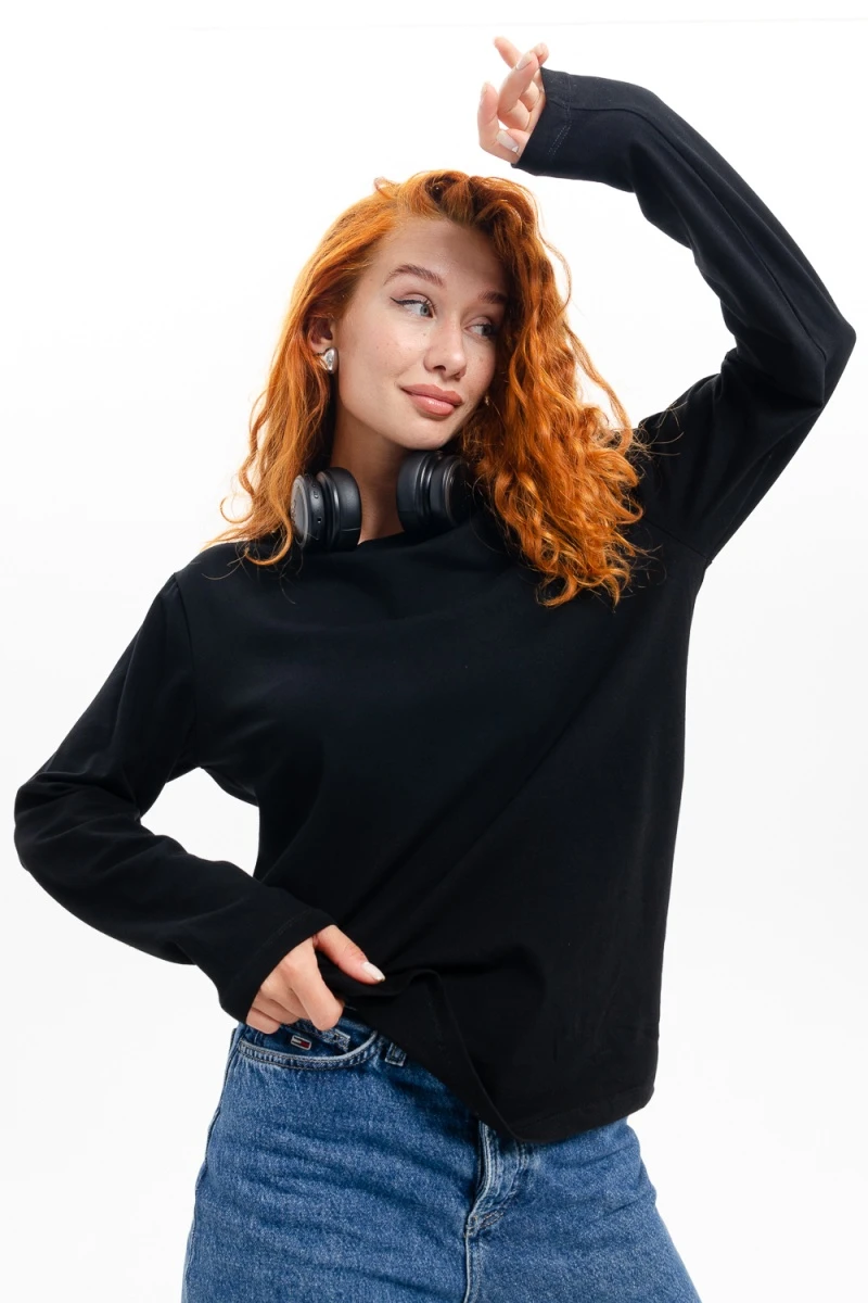 Лонгслив 14403/1 набор 2шт (белый+черный)