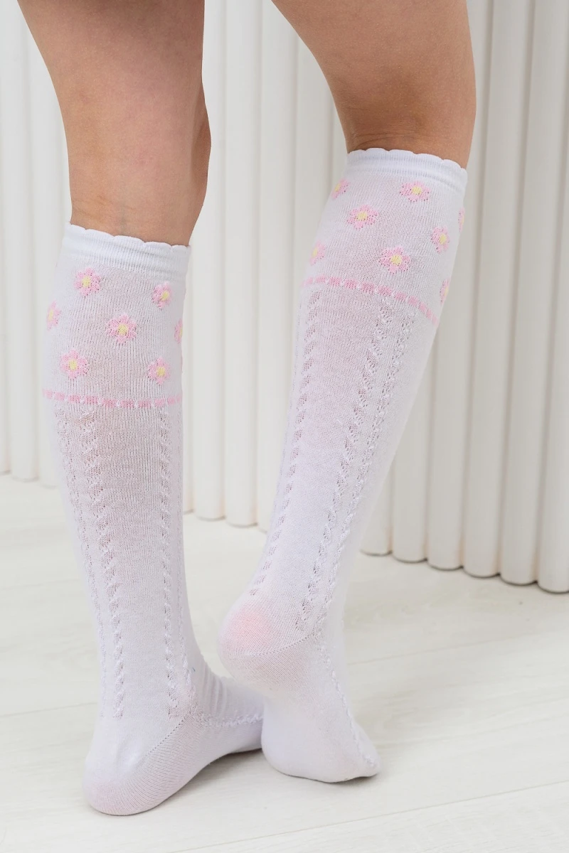 Детские гольфы Незабудка (набор 2 пары) (белый)