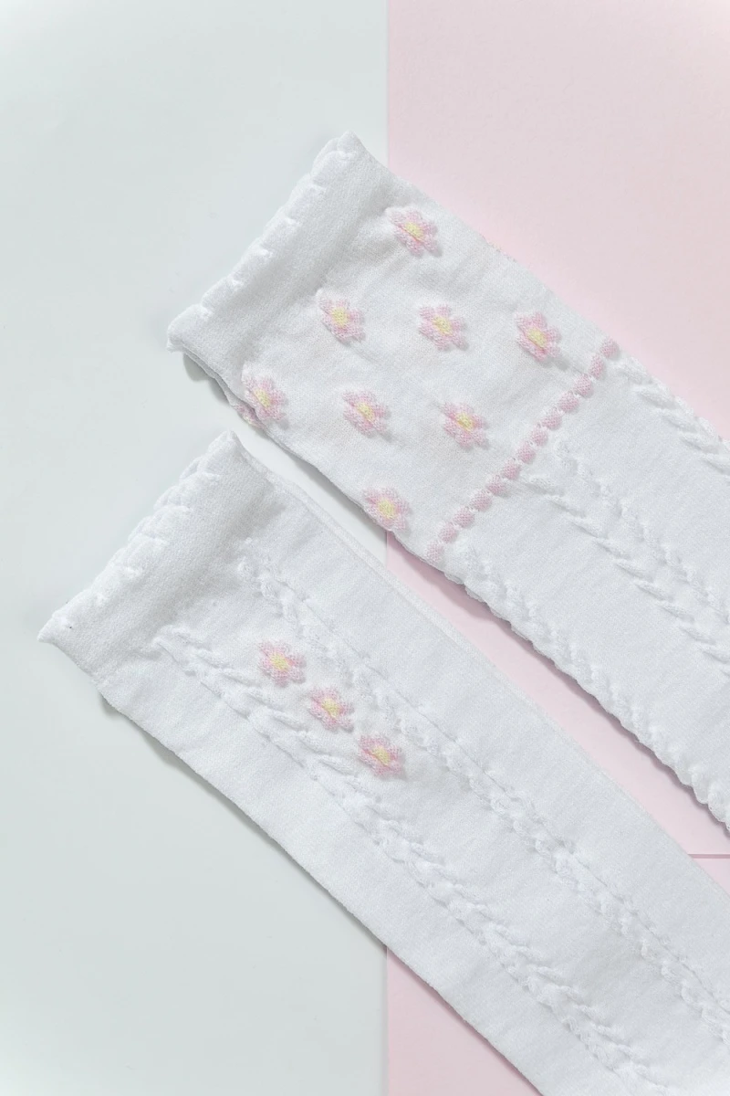 Детские гольфы Незабудка (набор 2 пары) (белый)