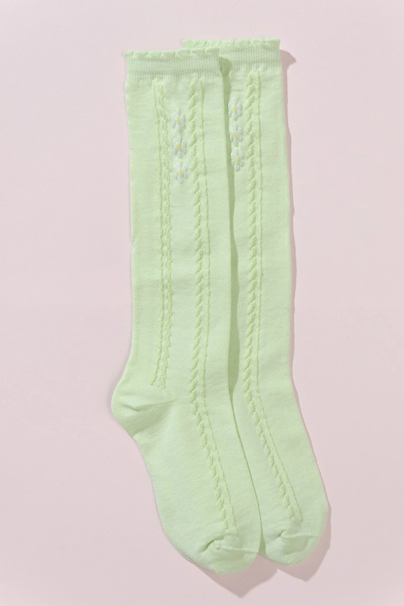 Детские гольфы Незабудка (набор 2 пары) (салатовый)