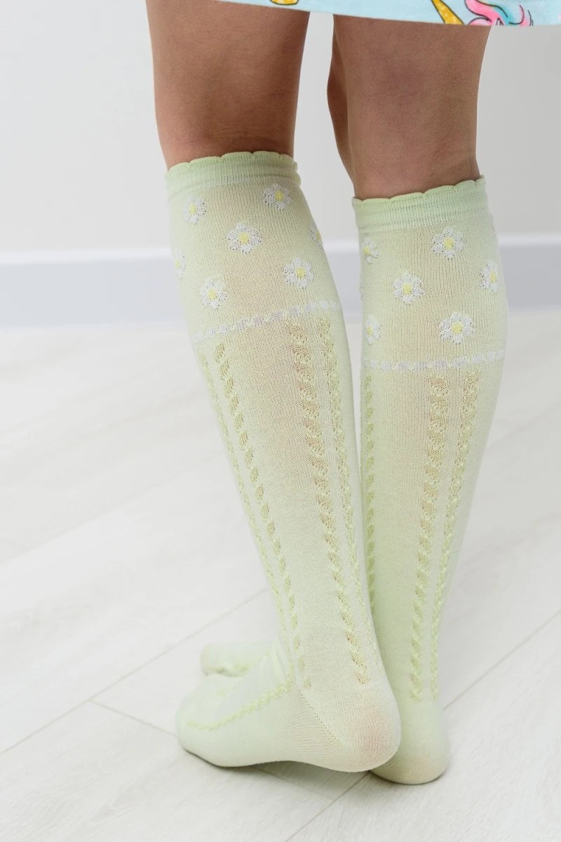 Детские гольфы Незабудка (набор 2 пары) (салатовый)