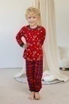 Детская пижама с брюками Новогодняя (в ассортименте)