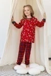 Детская пижама с брюками Новогодняя (в ассортименте)
