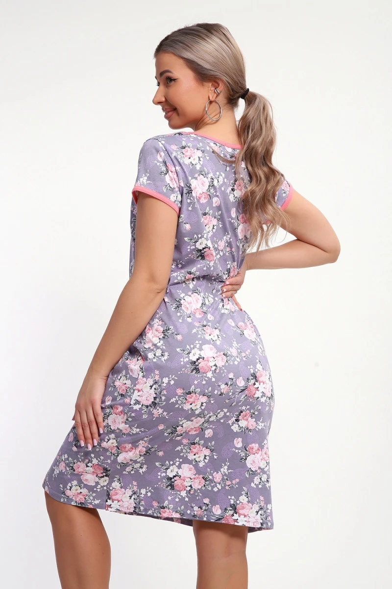 Халат 85037 (серый)