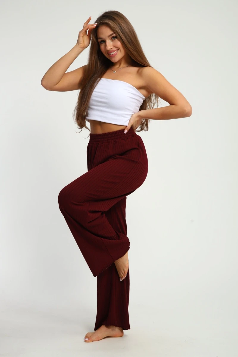 Брюки 26017 (бордо)